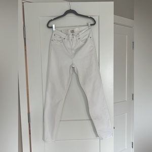 J. Crew White Lookout High Rise Skinny Jeans Size 30